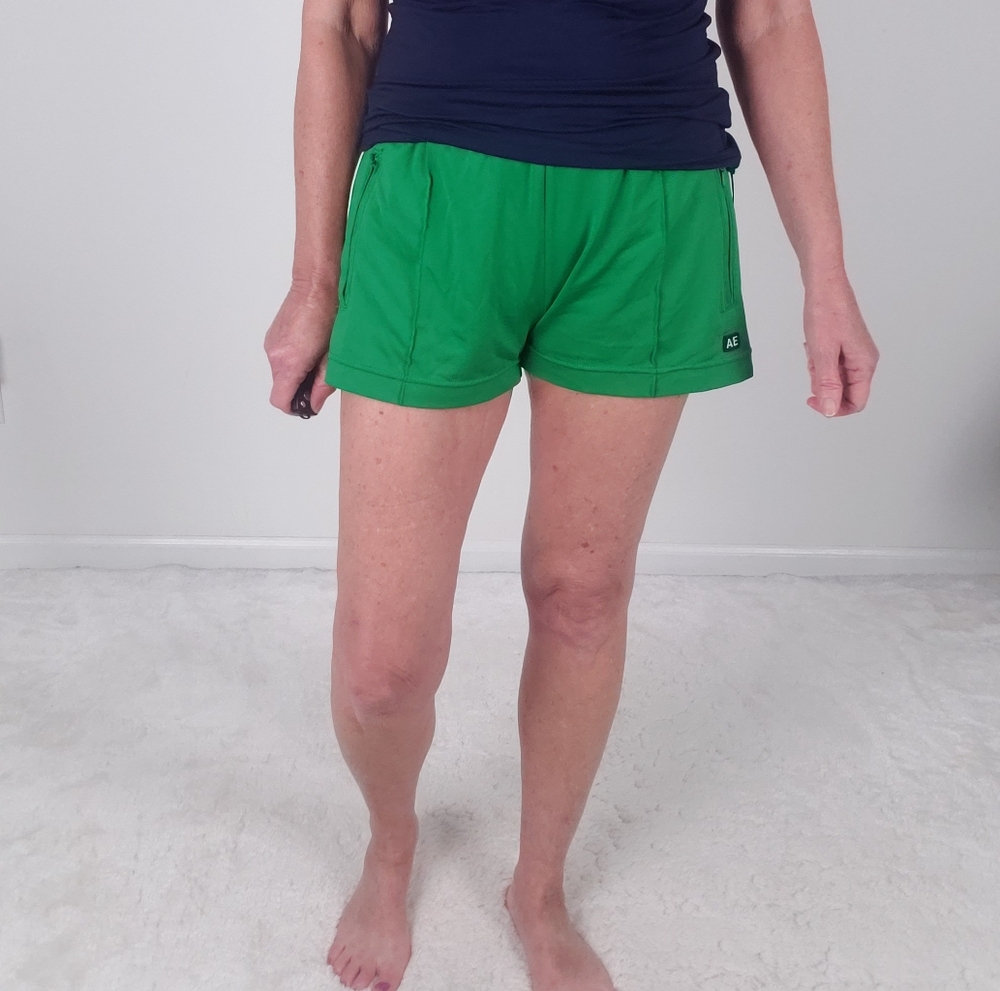 American Eagle Green Athletic Shorts